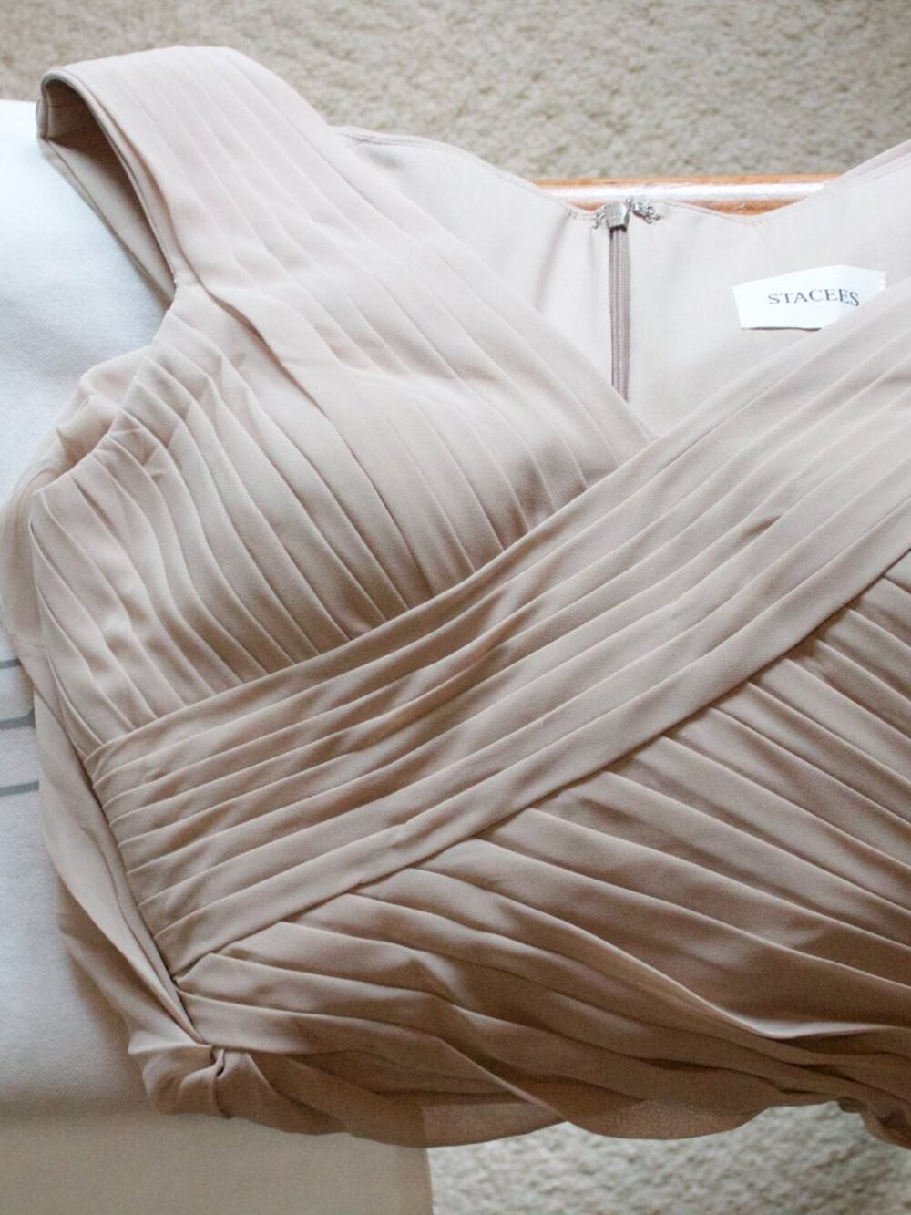 Taupe Mother of the Bride/Groom Gown